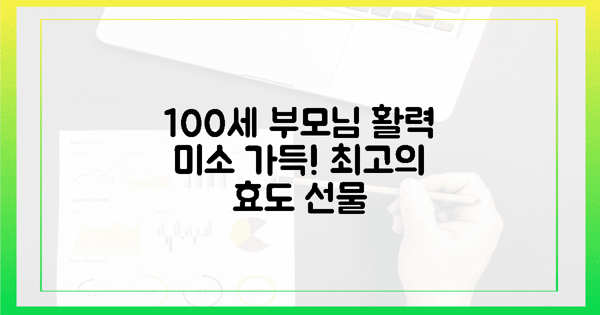 최고의 효도 선물! 100세 부모님께 활기찬 미소
