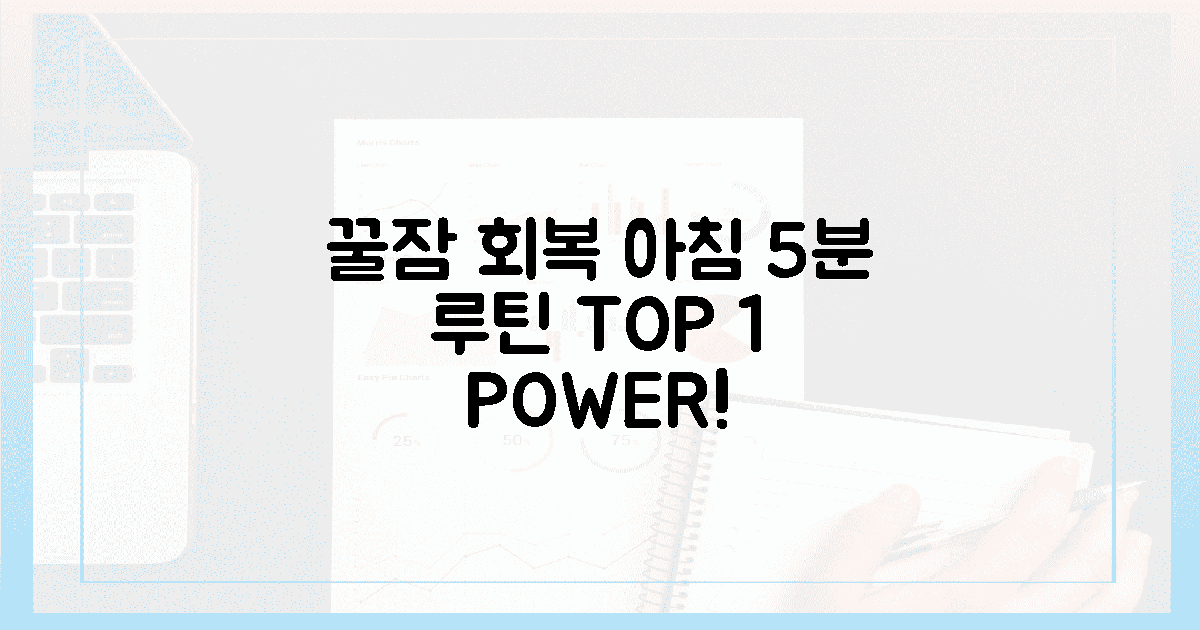 밤새 꿀잠! 아침 5분, 상위 1% 회복력!