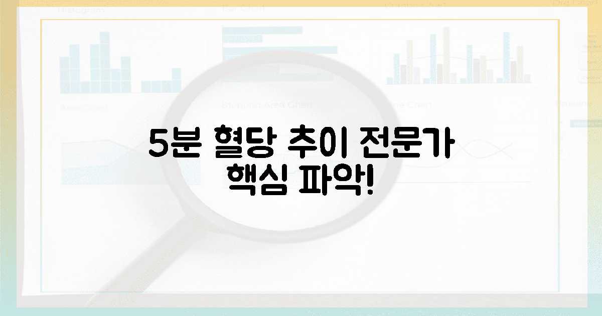 5분 만에 잡는 혈당 추이, 전문가의 눈!
