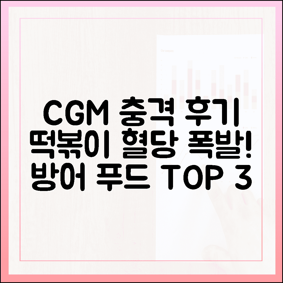 연속 혈당 측정기(CGM) 2주 착용 후기, 떡볶이 먹고 치솟는 그래프 보고 찾아낸 '방어 푸드' TOP 3