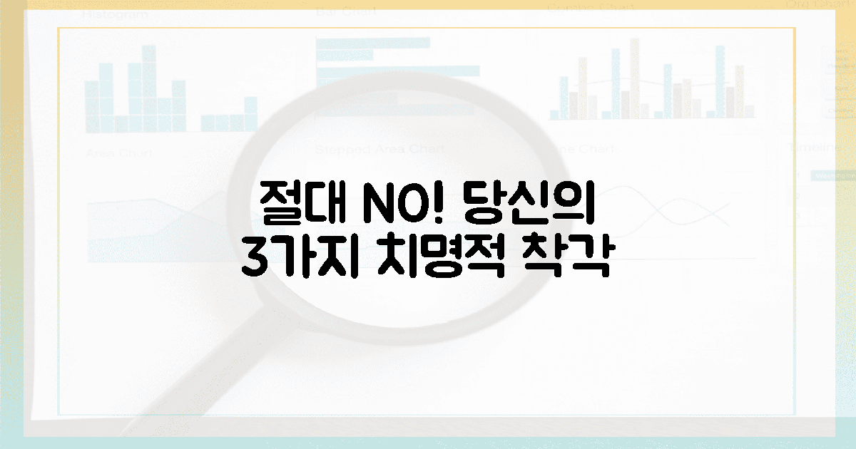 절대 금물! 당신의 3가지 착각
