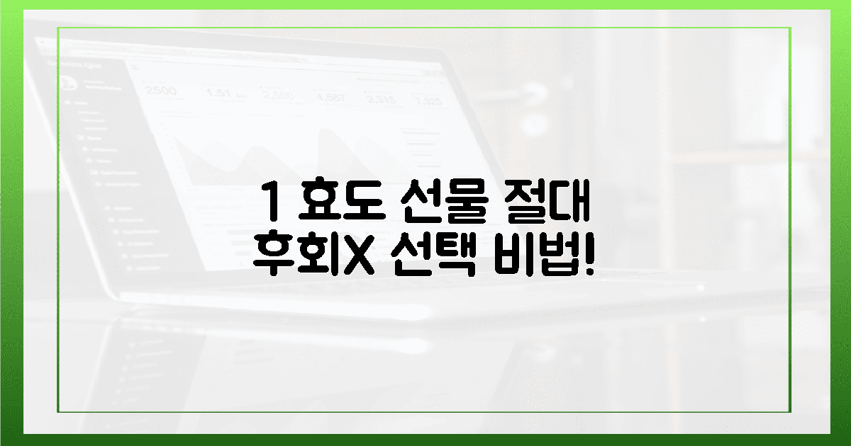 효도 선물 1순위, 후회 없는 선택 비결!