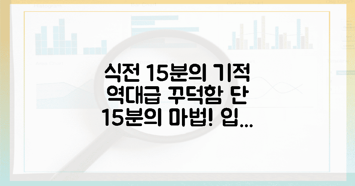 식전 15분의 기적, 입안 가득 꾸덕한 마법