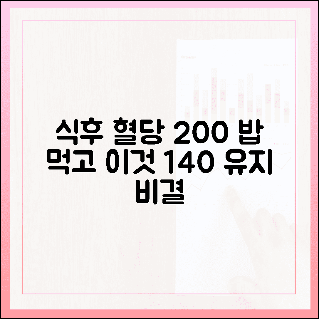 식후 혈당 200 찍던 제가 밥 먹고 '이것' 하고 나서 140 유지하는 놀라운 비결에 대한 블로그 글