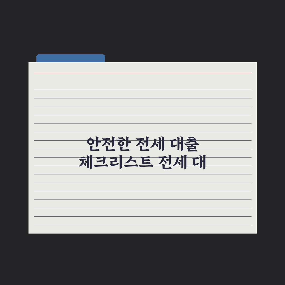 신혼부부 전세자금 대출 가이드 완벽가이드: 전문가가 분석한 5가지 핵심 체크리스트