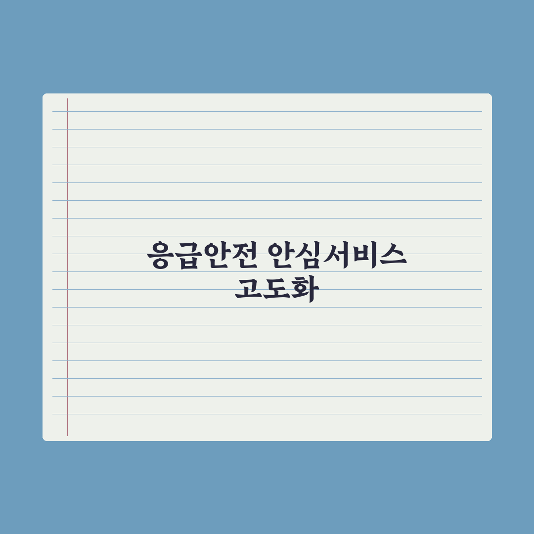 독거노인 응급안전 안심서비스 완벽가이드: 전문가가 분석한 5가지 핵심정리