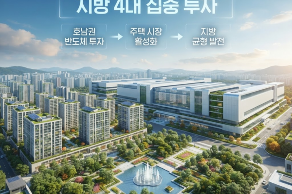 미래대응기금 신설과 호남권 반도체 투자에 따른 주택 시장 전망