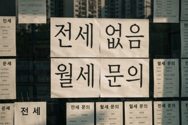 전세 소멸, 진짜 시작됐나? 통계로 확인