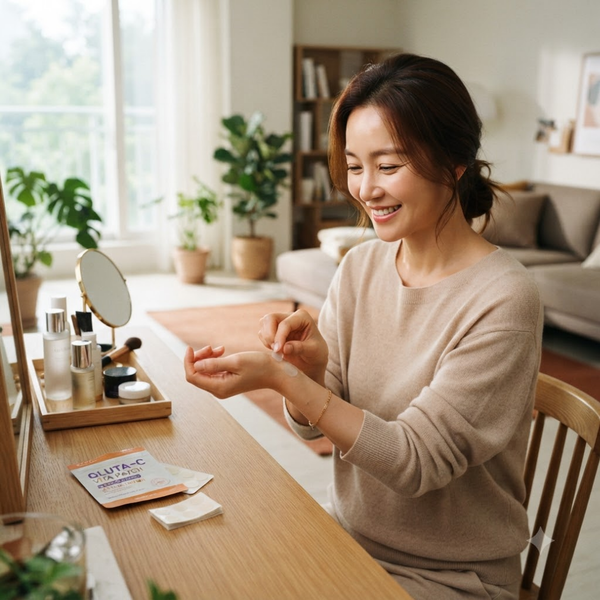 글루타치온 패치 효과, 백옥주사와 흡수율 비교한 결과